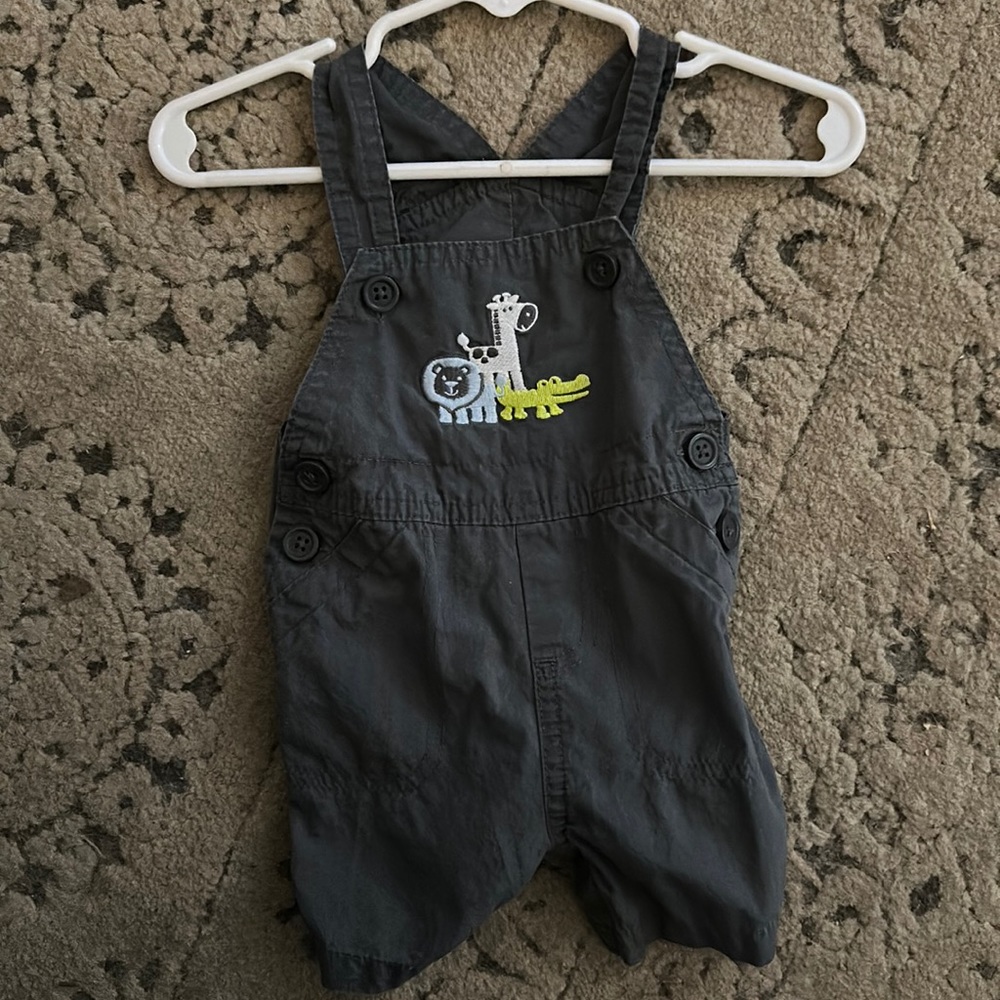 Navy blue overalls